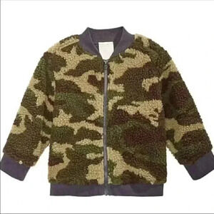 First Impressions Baby Camo Print Sherpa Jacket, Infant Toddler‎ Winter Coat